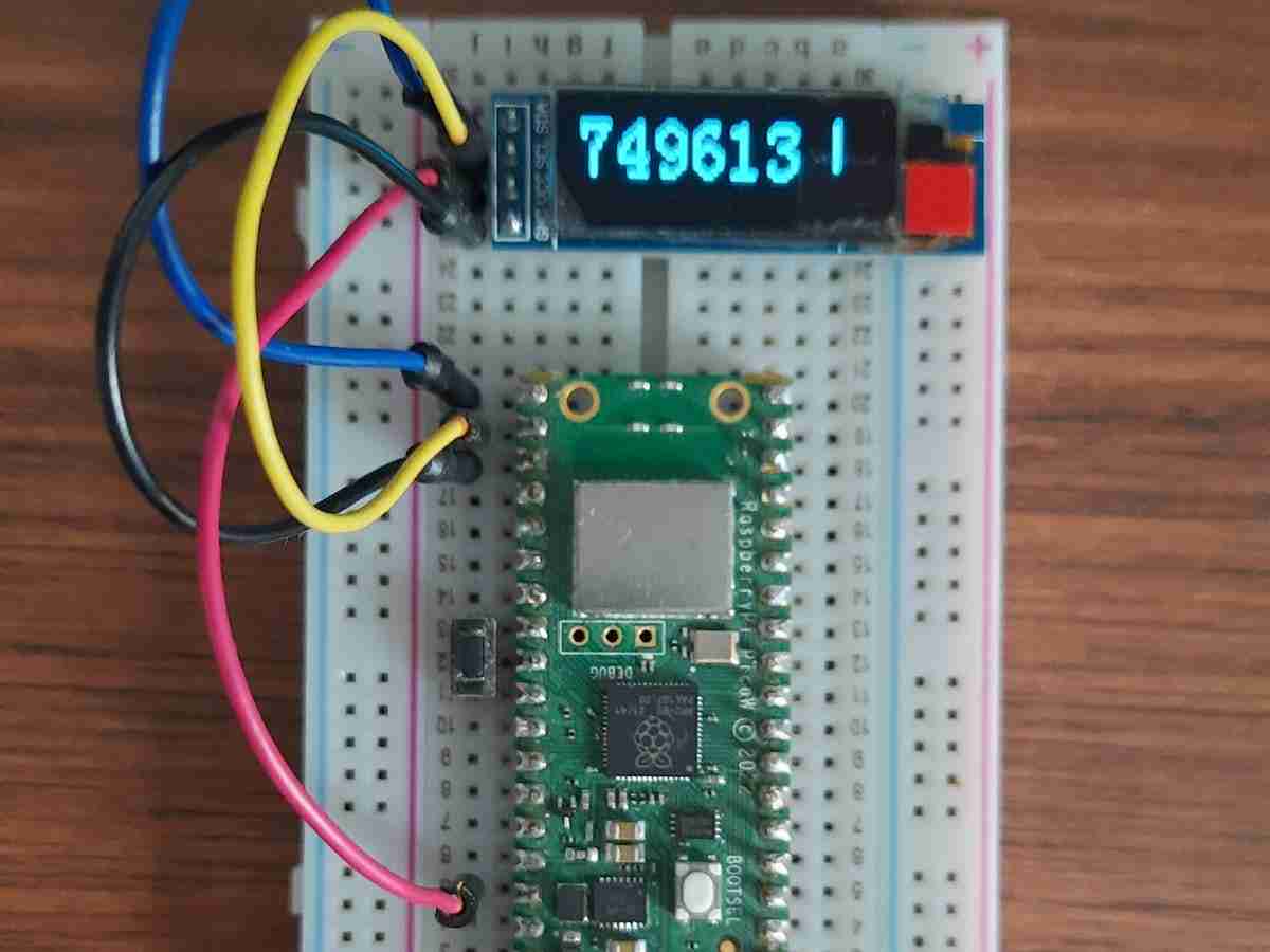 pi pico w，一次性密码和令牌：安全组合